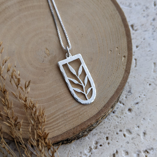 Botanical Silhouette Necklace