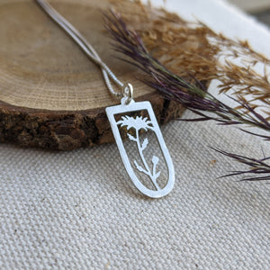 Wildflower Silhouette Necklace