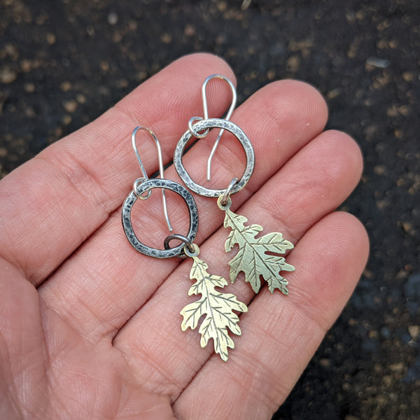 Oak Leaf earrings