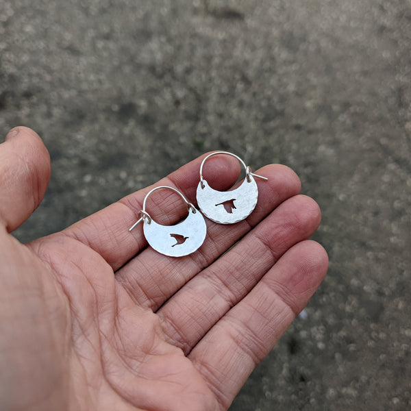 Flight Hoop earrings