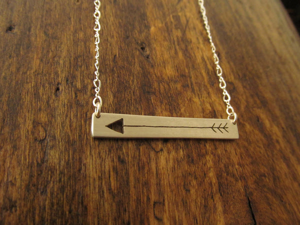 The Silver Arrow Necklace - Sterling Silver Jewelry