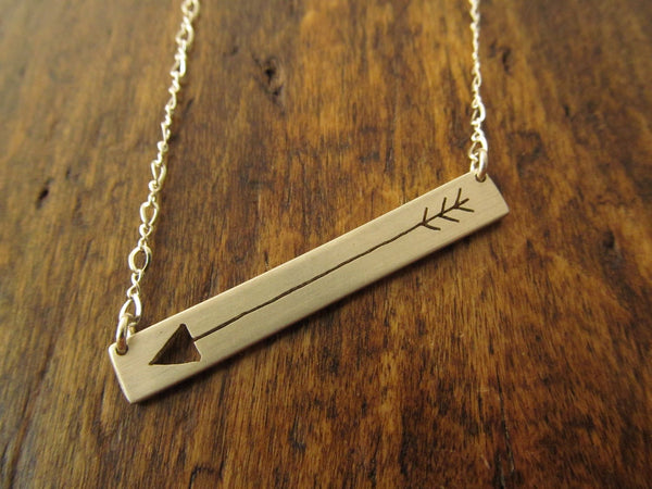 The Silver Arrow Necklace - Sterling Silver Jewelry